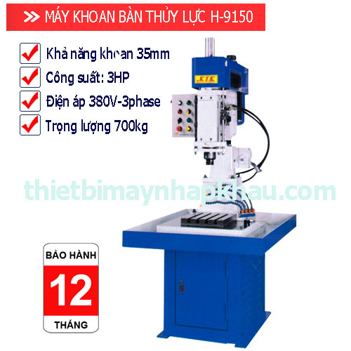 may-khoan-ban-thuy-luc-h-9150 Máy khoan bàn tự động thủy lực H-9150
