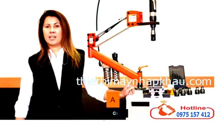 Máy taro kim loại M3-M12 dùng khí nén