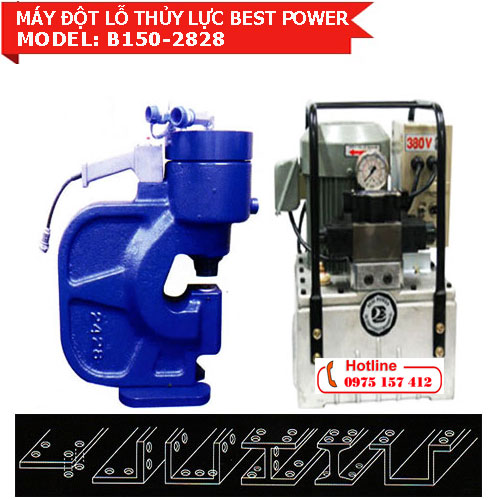 may-dot-lo-thuy-luc-best-power-b150-2828 Máy đột thủy lực B150-2828
