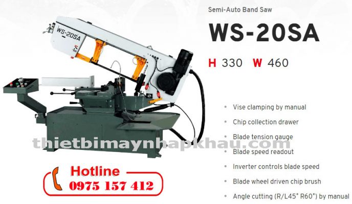 Máy cưa bán tự động WS-20SA