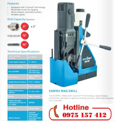 Máy khoan từ có taro E50FRV