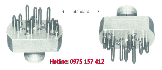 Đầu khoan cố định nhiều mũi