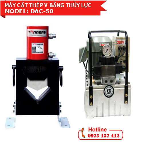 may-cat-thep-v-dung-thuy-luc-dac-50 Máy chấn thép V DAC-50