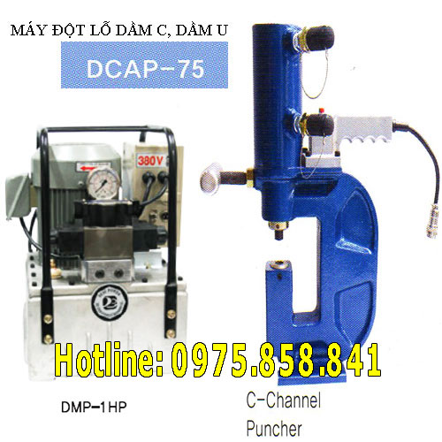 may-dot-dam-DCAP-75 Máy đột lỗ dầm chữ C, dầm U