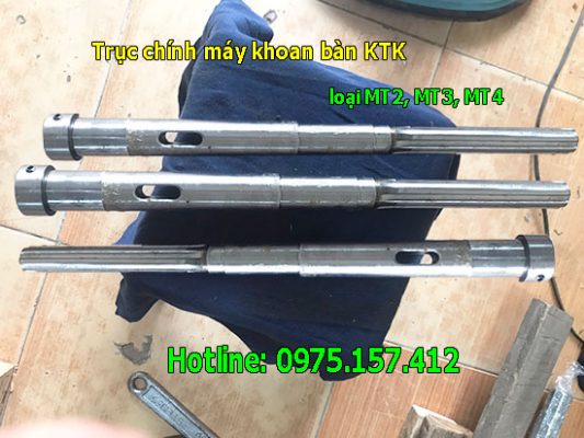 Các loại trục chính máy khoan