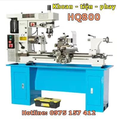 Máy tiện kim loại mini HQ800