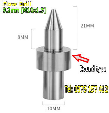 Mũi khoan nhiệt nóng chảy 9.2mm (M10x1.5)